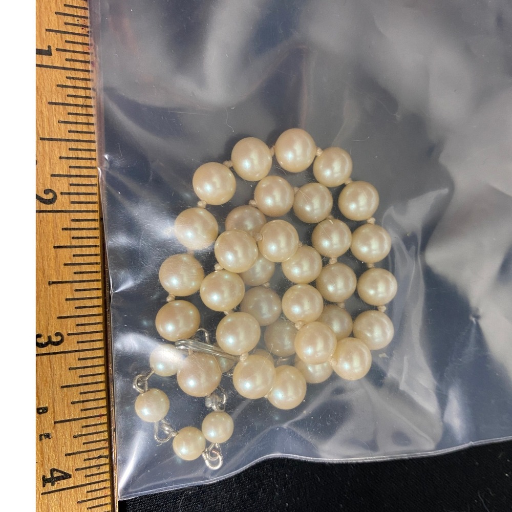 Vintage Faux Pearl Necklace Delicate Elegant Women's Jewelry